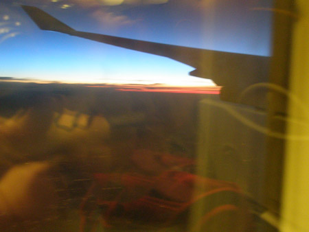 Dawn at 30,000 feet