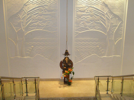 Ganesh guards the staircase