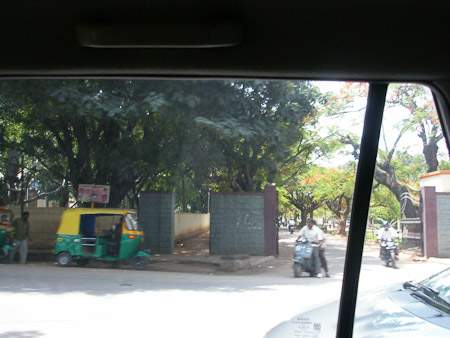 Auto-rickshaw and bikes