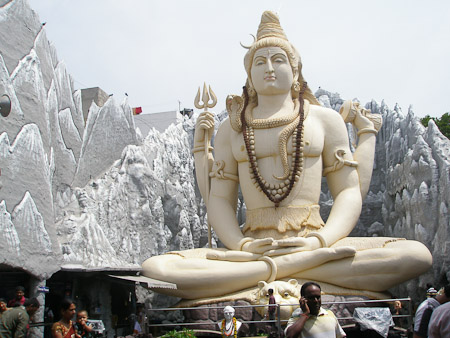 Shiva meditating