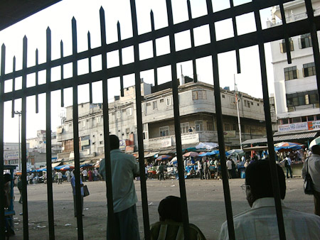 Near the central bus station