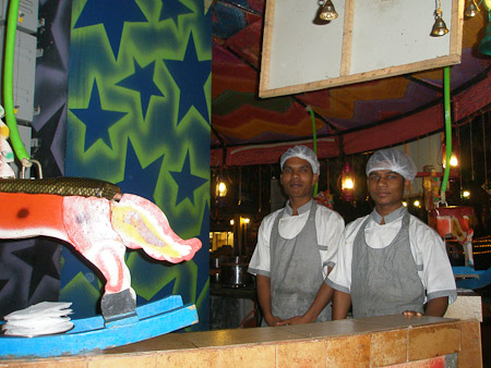 Chaat makers at The Village