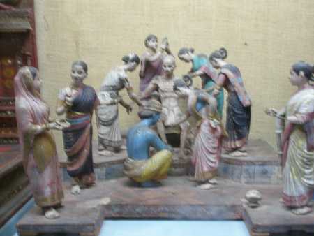 A god & his attendants